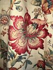 CUSTOM P KAUFMANN FRENCH COUNTRY FLORAL DRAPES~103”LONG