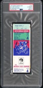 1979 BILL MADLOCK Signed Baseball World Series Game 4 Ticket Stub PSA/DNA Pirate