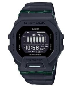 Casio G-Shock G-SQUAD Bluetooth® Black Resin Band Watch GBD200UU-1D