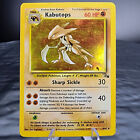 Pokemon Fossil Set Kabutops (9) - Rare Holo Card 9/62 - Collectible Trading Card