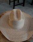 ATWOOD 4X HEREFORD LOW CROWN LONG OVAL WESTERN COWBOY STRAW HAT MENS 6 5/8”