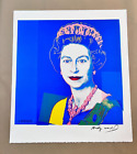 Andy Warhol Blue Elizabeth 1985 Pl. Sign Ltd Ed Print 21.25 X 18.8 in. one of 50