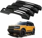 For Ford Bronco Sport 2021-2024 Glossy Black Door Handles Cover Trim Exterior (For: 2021 Ford Bronco Sport)