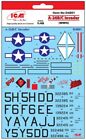Decal for A-26B/C Invader (WWII) scale 1/48 ICM D4801