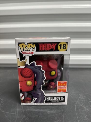 Funko Pop! Hellboy #18 Hellboy In Suit 2018 Summer Convention Limited Edition