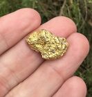 California Pure Gold Nugget 12.18 Grams Large 22mm Raw Gold Nugget