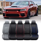 Deluxe Leather Full Set Car Seat Covers Front & Rear Cushion For Dodge Charger