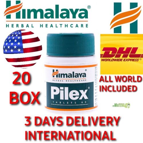 PILEX Himalaya Exp.2025 USA OFFICIAL 20 box 1200 tablets Hemorrhoid Care Fresh