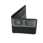 BRIDE JDM Seat Black/Grey Gradation Logo XL Dark Bordered Wallet Custom Leather