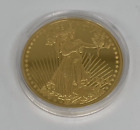 1933 American Mint Proof Double Eagle Gold Plated 32 grams 40 mm Copy with COA