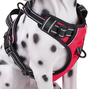 L XL XXL Size No Pull Dog Pet Harness Adjustable Control Vest Dogs Reflective