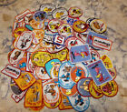 Lot of 100 Vintage  Emboidered Patches  Snow machines  Perfect for Flea Markets