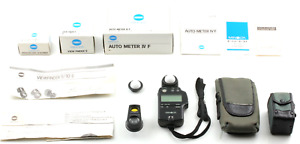 【ALL BOXED】Minolta Auto Meter IV F Flash Viewfinder 10° I I Exposure Meter JAPAN