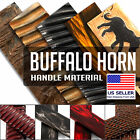 Buffalo Horn Knife Handle Scales - (Multiple Styles and Colors Available)