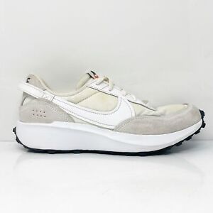 Nike Womens Waffle Debut DH9523-100 White Running Shoes Sneakers Size 8