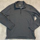 Orvis Classic Collection Pullover 1/4 Zip Lightweight Jacket Men's XL Solid Gray