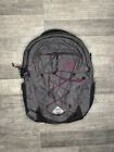 The North Face Borealis Backpack Dark Gray With Purple Accents
