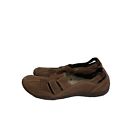 Clarks Privo Womens Size 8.5 Brown SLip On Sneaker Shoes Comfort