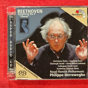 BEETHOVEN - 9th Symphony - Flemish Philharmon SACD - 2.0 & 5.1 Multi - FREE SHIP