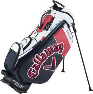 Callaway Golf Men's Stand Caddy Bag STN TOUR 24 JM 9 x 47in 4.1kg White Navy Red