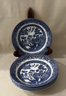 Set of 5 Churchill Blue Willow Coupe Soup Bowls 8