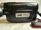 JVC GR-AXM21OU VHS Camcorder VHS-C Vintage 90s Works But Weak Battery