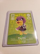 !SUPER SALE! Phyllis # 205 Animal Crossing Amiibo NINTENDO Card Series 3 MINT!