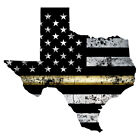 Texas Thin GOLD Line Sticker - Car Truck Window Vinyl Decal USA Dispatch FS2107