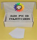 3450 Inkjet PVC ID Cards - For Epson & Canon Inkjet Printers Gafetes carnets