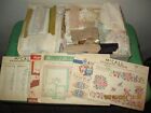 Vintage Lot of Sewing Materials (Lace, Trim, Transfers etc)