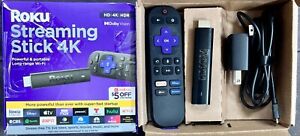 ROKU Streaming Stick 4K/HD/HDR Dolby Vision Streaming Device, Voice Remote Open