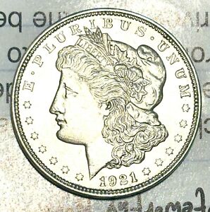 1921 MORGAN DOLLAR MIXED P D S AU / UNC 90% SILVER US COINS BULLION COLLECTION