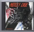 MOTLEY CRUE- in-person signed / autographed x 4 CD - GUARANTEED AUTHENTIC