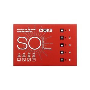Cioks SOL Pedal Power Supply, Red (Gear Hero Exclusive) LE Red