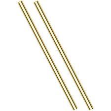2 Pieces 9mm Brass Round Rods Brass Solid Round Rod Lathe Bar Stock 9mm in Di