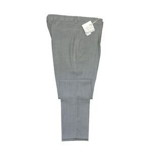 Brunello Cucinelli Men's Pants Size 32 / 48 Grey All Weather Wool Leisure Fit