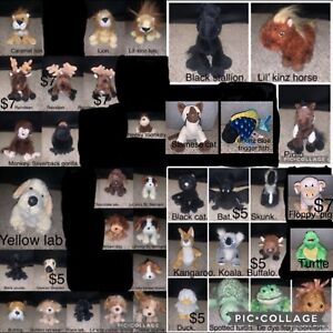 Webkinz Ganz plush Stuffed Animal (cat, Dog, Horse, Pig, Fish) READ DESCRIPTION