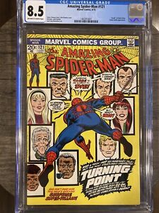 Amazing Spider-Man #121 CGC 8.5 OW/W - Death of Gwen Stacy!