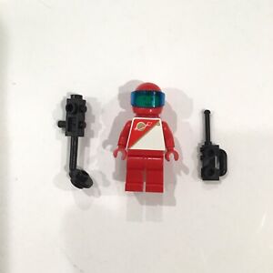 LEGO Red Futuron Minifigure 6953 6703 Classic Space Astronaut Vintage