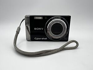 Sony Cyber-shot DSC-W370 14.1MP Digital Camera - Black Camera Only WORKS GOOD