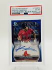 New Listing2023 KRISTIAN CAMPBELL BOWMAN DRAFT CHROME BLUE WAVE 1ST Red Sox AUTO /150 PSA 8