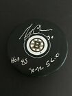 GERRY CHEEVERS AUTOGRAPHED PUCK W/ 
