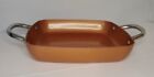 Copper Chef 9.5” Square Casserole Frying Pan 3-3/4