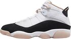 Jordan Mens Air Jordan 6 Rings Sneakers,White/Fossil Stone/Black,10.5