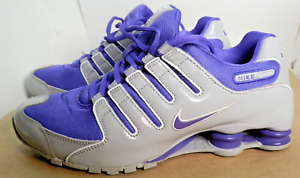 Nike Womens Shox NZ LE 314561 059 Purple Gray Shoes Womens 10 (9/10 excellent)