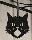 New ListingBethany Lowe Halloween Retro Black Cat Silhouette Wood Ornament 4