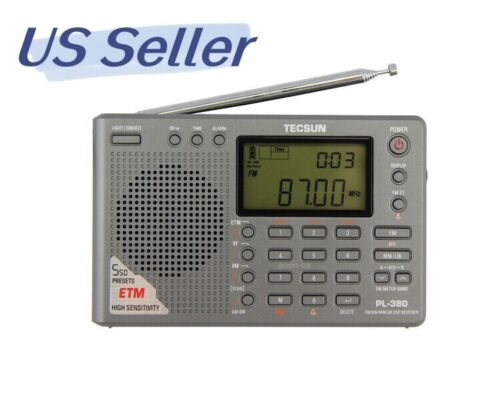 Tecsun PL380 DSP AM FM Shortwave LW PLL Radio PL-380 World Band Receiver