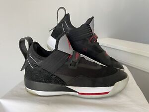 Nike Air Jordan XXXIII 33 Size 11.5 Black Cement Shoes Sneakers Nice