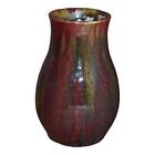 Dedham Hugh Robertson Vintage Pottery Experimental Oxblood Red Ceramic Vase 202