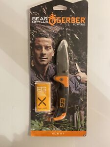 New ListingNew-Gerber Folding Pocket Knife - Bear Grylls Survival - Scout